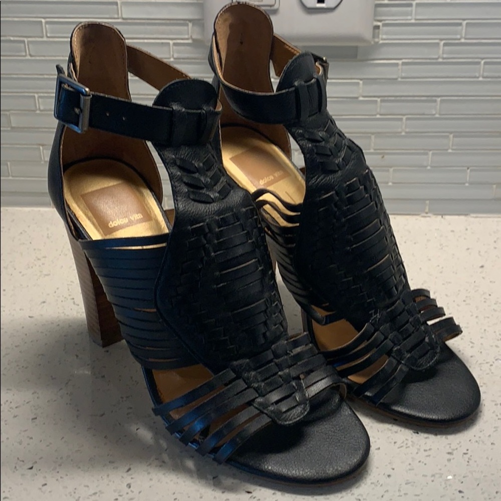 Dolce Vita Leather Block Heel
